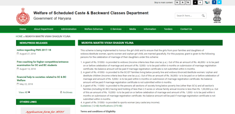 Haryana Kanyadan Yojana