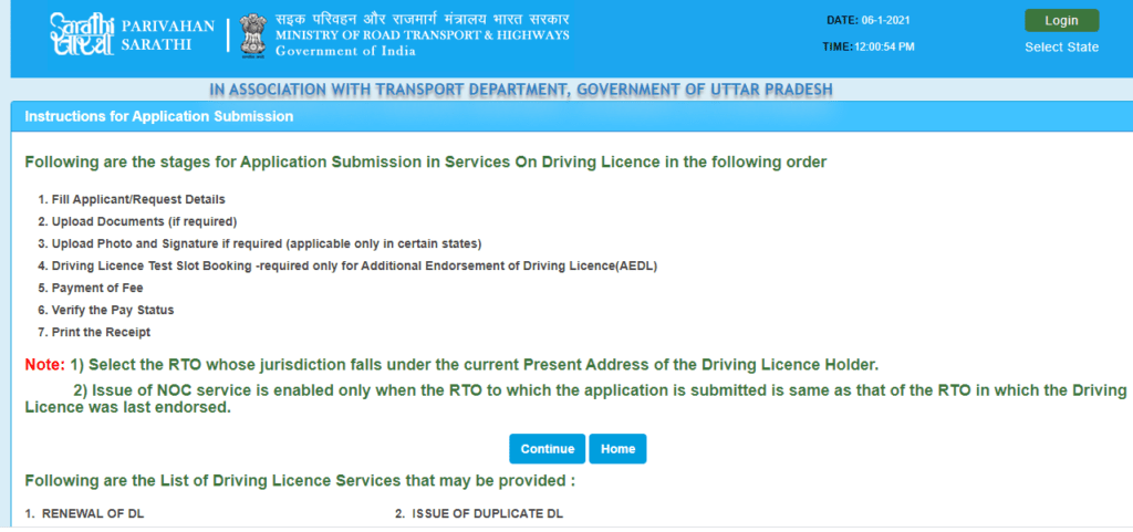 Driving Licence Renewal