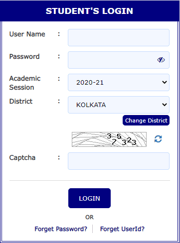 Student Login Procedure