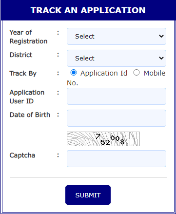 To Track Application Status