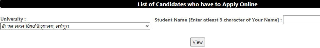 Candidate List