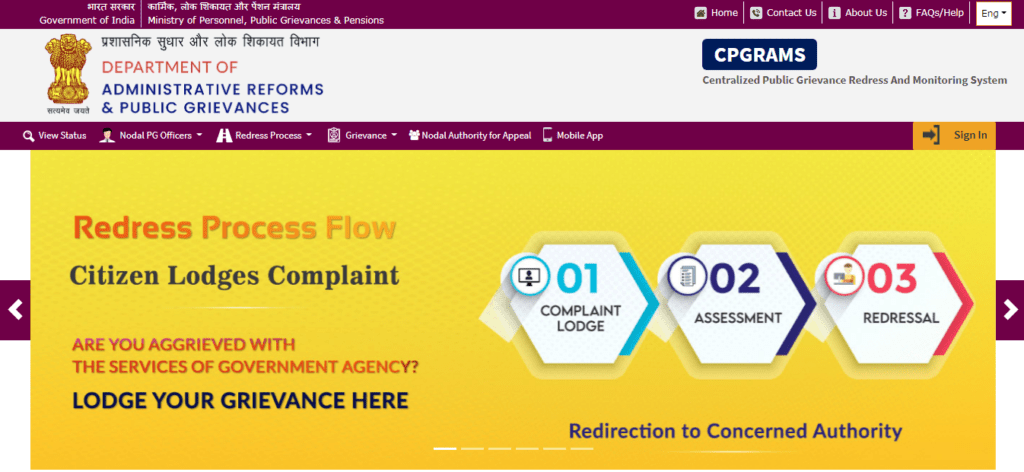 Process To Submit Grievance