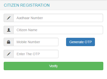 Process To Do Citizen Registration