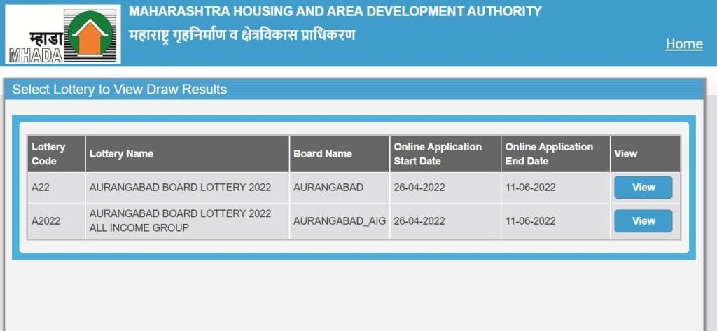 Lottery Result