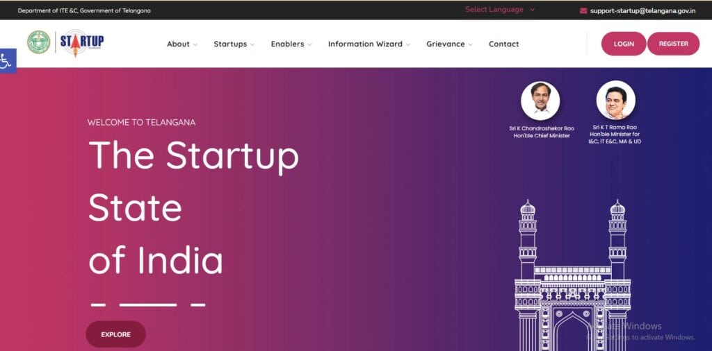 Startup Telangana