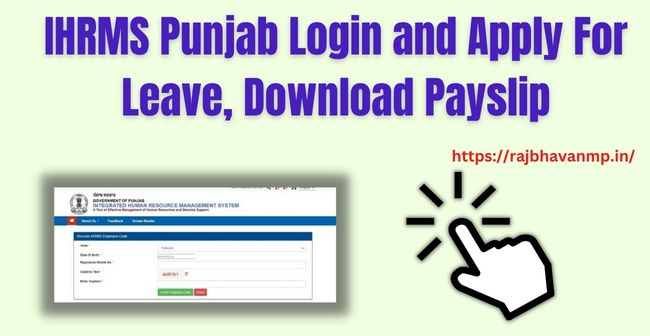Payslip Under IHRMS Punjab
