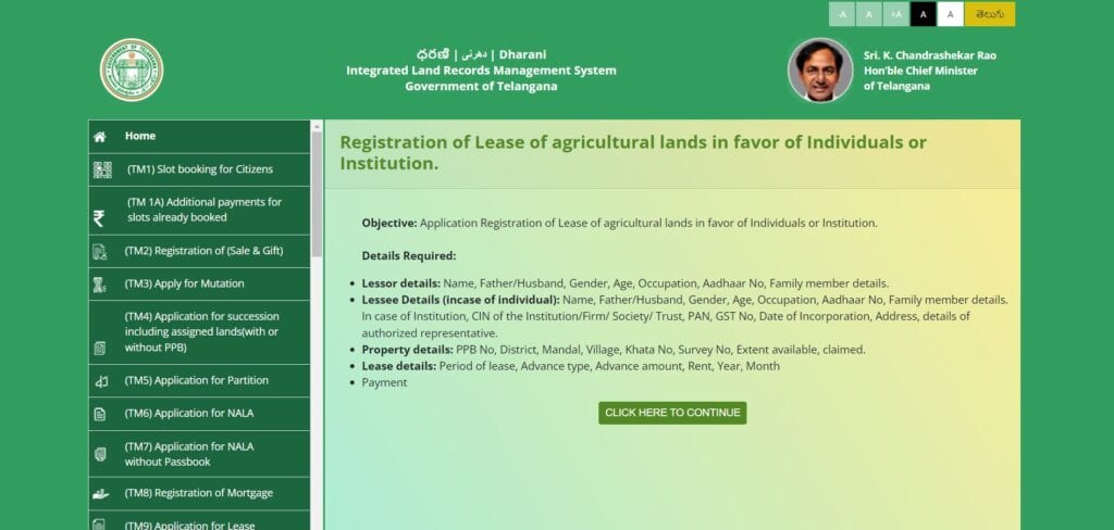 Application For Lease