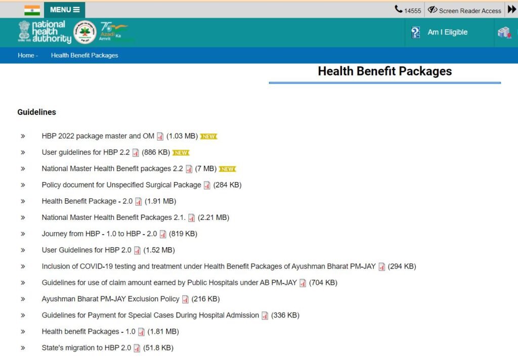 Health Benefits Packages