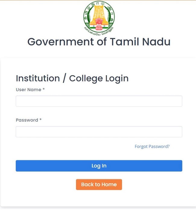 Institute/College Login