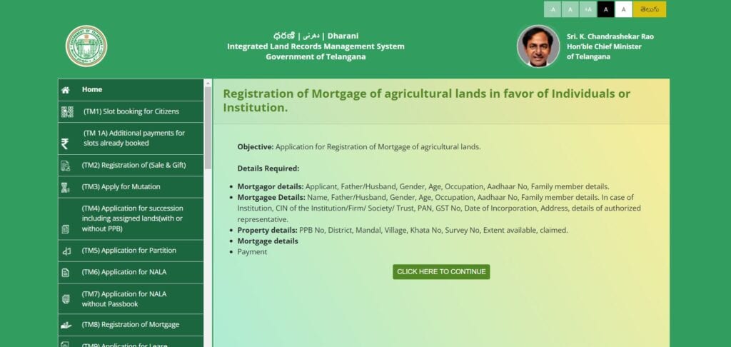 Registration For Mortgage