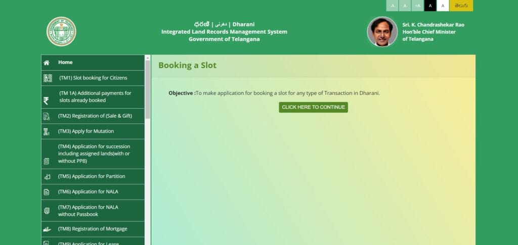 Slot Booking