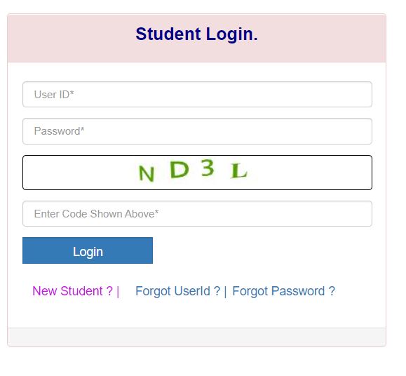 Student Login 