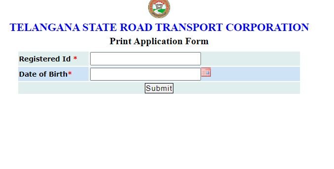 Print Application Form 