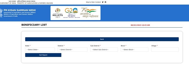 Beneficiary List