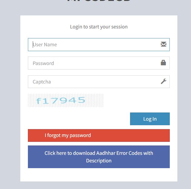 Login Form