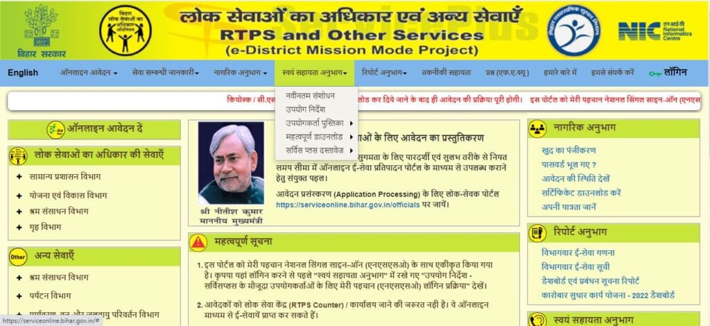 Character Certificate Bihar