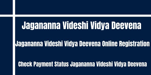 Jagananna Videshi Vidya Deevena