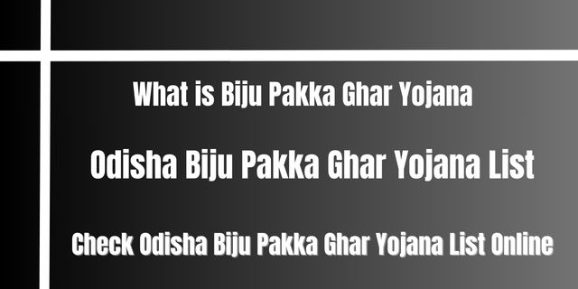 Odisha Biju Pakka Ghar Yojana List