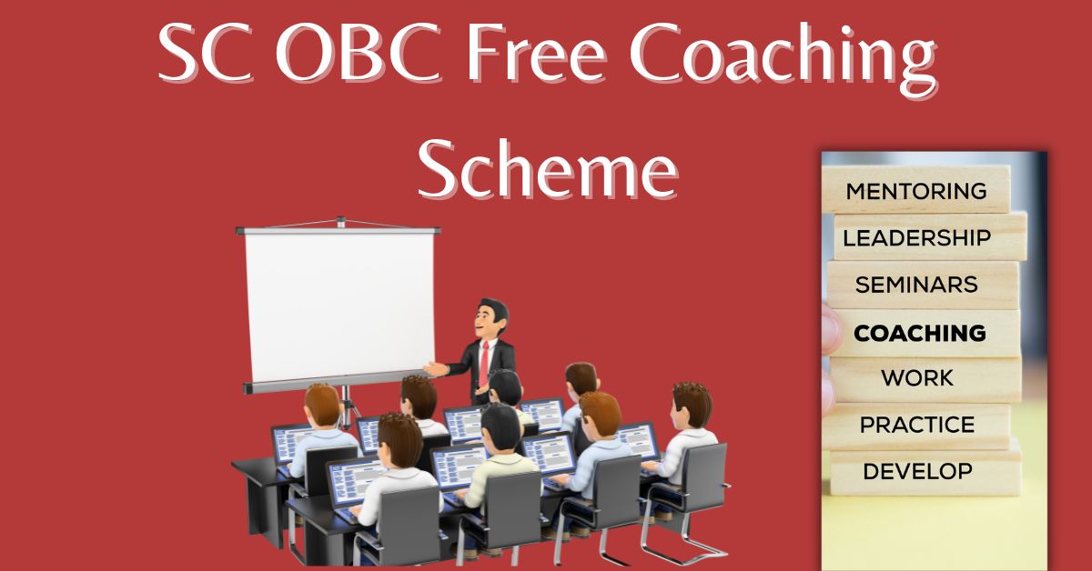 SC OBC Free Coaching Scheme